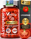 男性的Lycopene补充剂——美国制前列腺补充剂——天然番茄提取剂——前列腺、皮肤和抗氧化剂支持的非GMO Lycopene补充剂——120