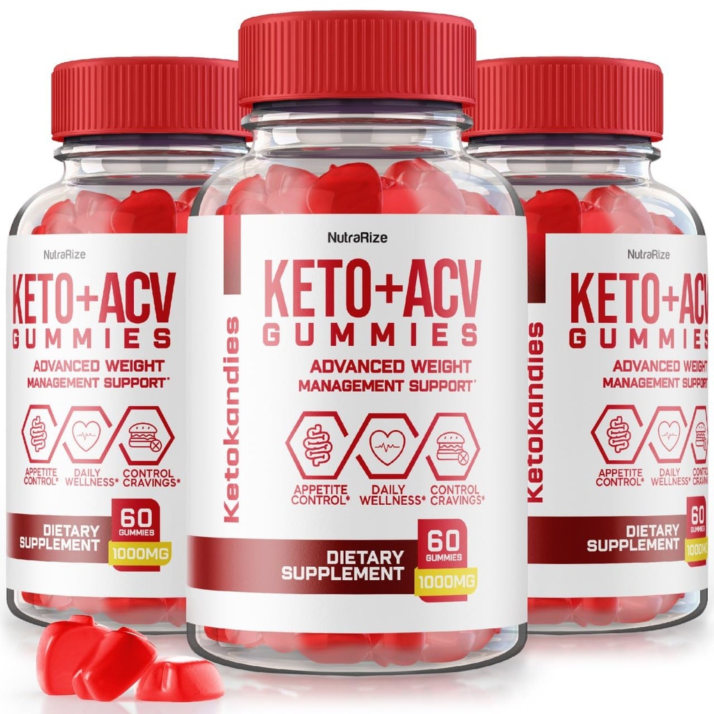 努特拉里兹(3个KetoKandies Keto+ACV包) 《重量损失的古米,最大强度补充》,Keto Kandies评论(180古米)