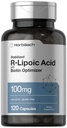 Horbaach R-Lipoic Acid 100 mg + 120 Capsules + 与 Biotin 优化剂 → 非 GMO, Gluten Free → 稳定 R-Lipoic Acid 补充剂