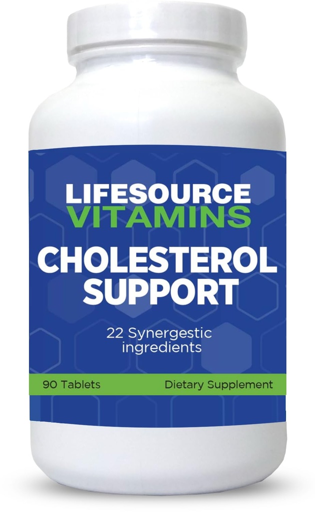 生命来源 胆固醇支持 - 28 所有天然协同材料 - 胆固醇和Triglyceride 降低支持 改善心脏和心血管健康90