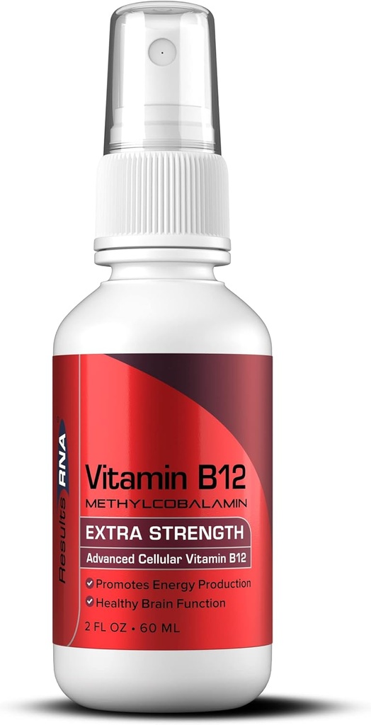 成果RNA - 高级细胞维生素B12 甲基Cobalamin支持心脏健康,良好的Mood,能量和脑功能. 享受高级吸收维生素B12公式(2 oz - 30 services)