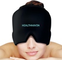 360° Migraine Headache Relief Cap, 冷却 Gel 帽子头包 偏头痛, 紧张, 压力和悬浮, 热冷治疗, 舒缓头痛帽子