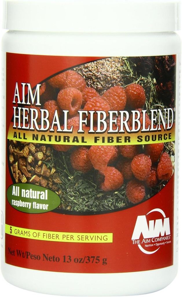(原始内容存档于2018-10-03). AIM Herbal Fiberbend Raspberry Powder 13 oz.
