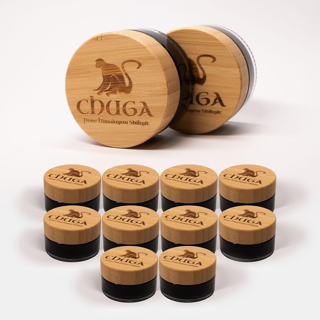 Chuga Shilajit 真实的喜马拉雅 Shilajit Resin 自然来源 一级 Shilajit 150人/35格拉姆加(12人)