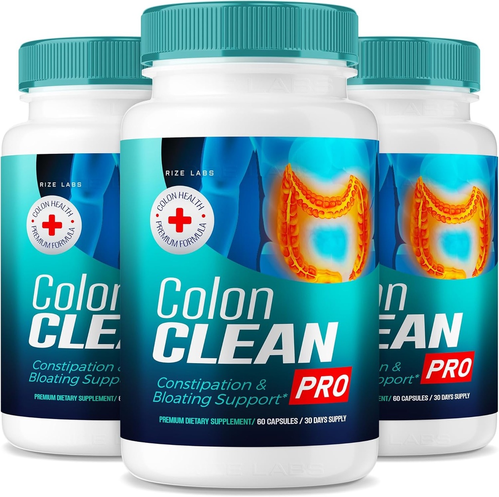 rize 实验室 Colon Clean Pro Capsules, Colon Clean Pro All-Natural Pills to Relieve Bloating, Colon Clean Pro Gut Health, ColonClean Pro Supples (180 Capsules) (第3页)