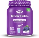 BioSteel 零糖水解混合剂,大品味水解剂,配有5个基本电解剂,葡萄火焰,每塔100个服务剂