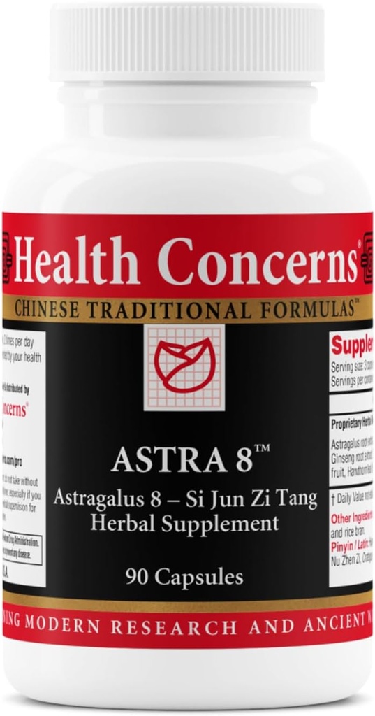 Astra 8 – Imune System Support & Fatigue Help – Adrenal Fatigue & Energy Boost 补充 – Astragalus & Ginseng 的适应性草本植物混合物 – 90 Capsules
