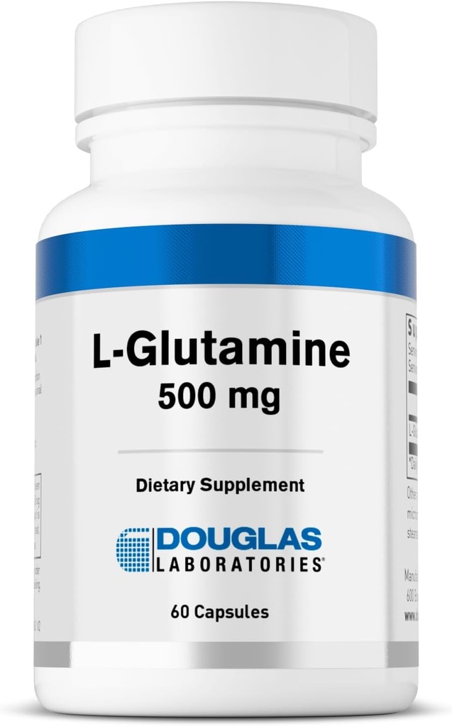 道格拉斯实验室 L-Glutamine → 支持肠胃(GI)Tract和Immune系统的结构和功能 → 60 Capsules