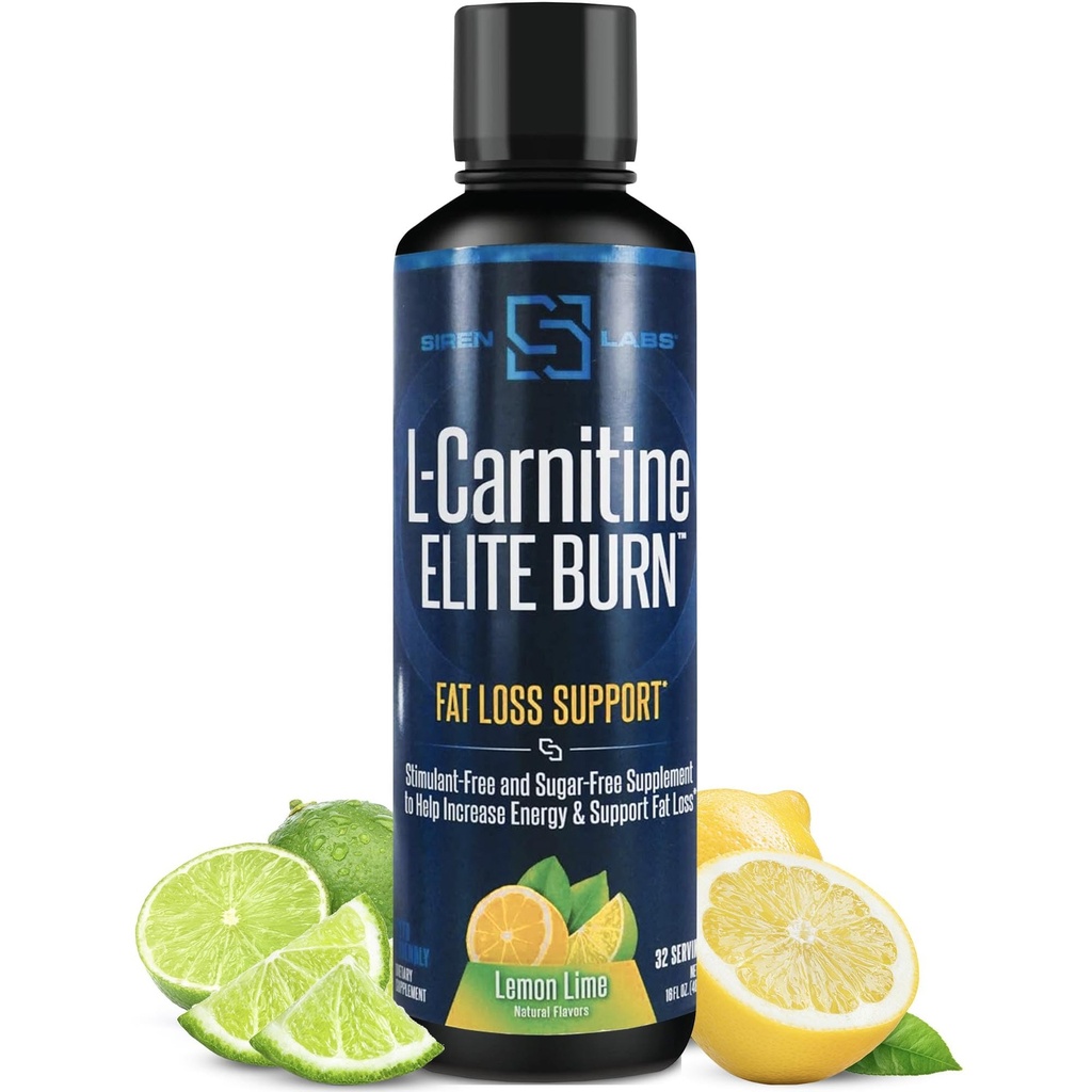 L-Carnitine Elite 燃烧液体 Keto Fat 燃烧器和代谢激活器 - 脂肪损失支持 Keto 友好重量损失增加 能量-兴奋剂免费 - Lemon Lime 3,000mg(32 services)