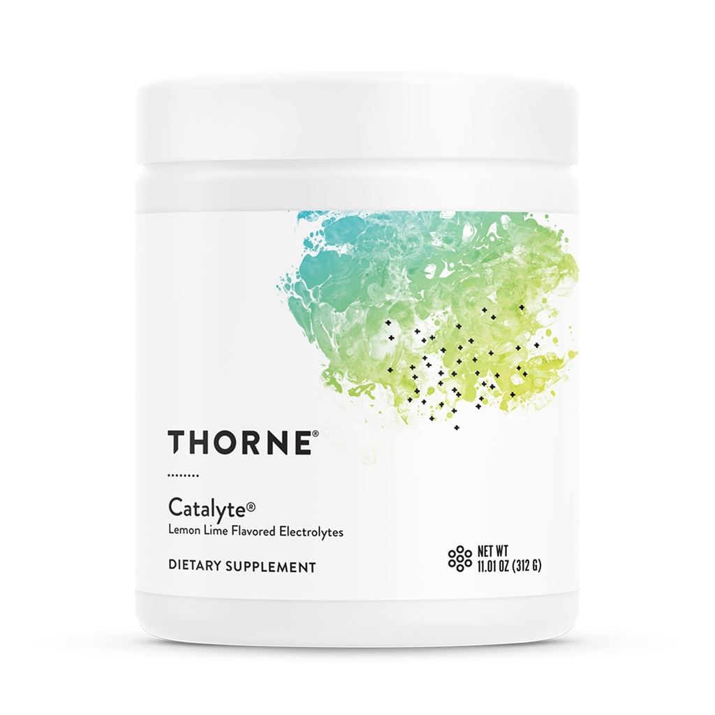 THORNE - 催化剂 - 电解质补充和能源恢复补充* - 无人工甜品 - NSF 体育认证 - 柠檬液 - 11.01 Oz