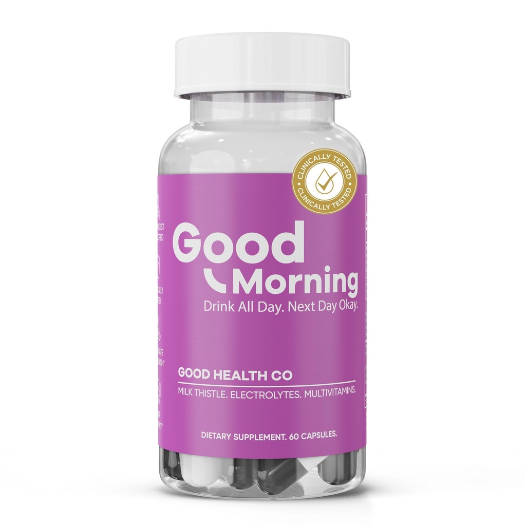 Good Monning Hangover Pills 88.89%在临床试验中有效, 欢呼声