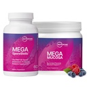 微生实验室 巨噬生物(60 Capsules) + 巨噬生物(5.5oz Powder) Probiotic and Gut Mucosal Support Bundle - 与免疫球蛋白(Immunoglobulins,氨基酸粉补充剂)的聚生生物