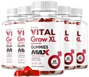 (5 Pack) 生命生长 XL 雄性胶片 - 男子性能胶片 1050MG 生命生长 GrowXL 混合胶片 生命生长 Gummy 高级公式 300 Gummy 5个月