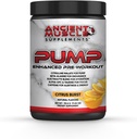 与Citrulline Malate,Beta Alanine,Alpha GPC 的泵前工作辅助剂 - 增强泵补充剂 改善能量,聚焦和吸收 - Citrus Burst蛋白粉