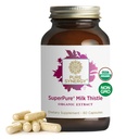 PURE SYNERGY SuperPure Milk Thetle 提取 QQ Liver Detox and Cleanse 补充 QQ 有机牛奶Tedle 提取 与 Silymarin 一起用于健康肝脏支持 (60 Capsules)