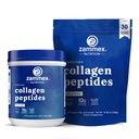 Zammex Collagen Peptides 粉末无味600g + 30 棒 旅行包
