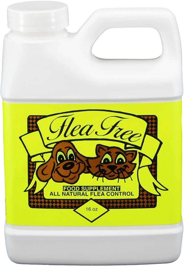 Flea-Free 纯有机食品补充品和自然宠物产品,16 Ounce