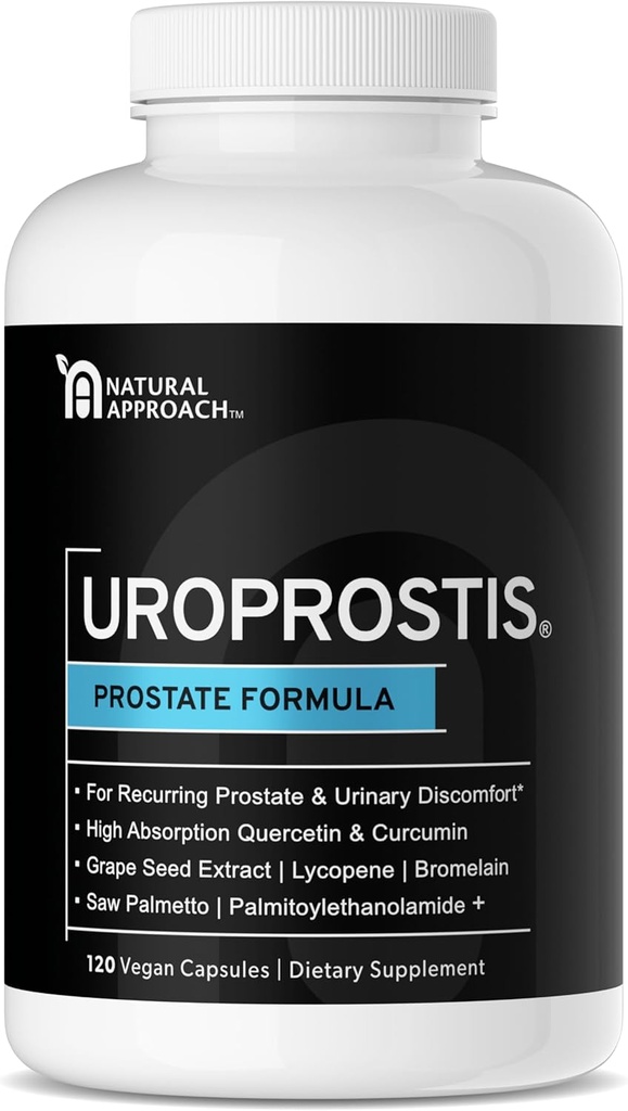 UROPROSTIS - 高概率前列腺支持综合体 - 前列腺安慰的男性健康公式 - 包括Saw Palmetto在内的13种成分混合剂 - Vegan & Gluten - Free Premium 补充剂 - 120 Capsules