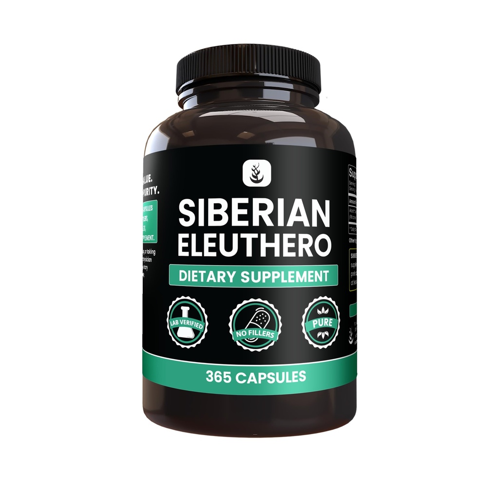 (原始内容存档于2018-12-03) (英语). Siberian Eleuthero, always pure, no Additives or fillers, Lab Verifed (365 Counter (Pack of 1)).