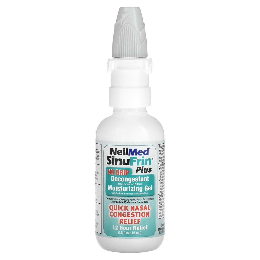 Neilmed Sinufrin Plus Decongestant 摩斯提法 Gel, 5 Fluid Ounce(包装 5 月 Vary)