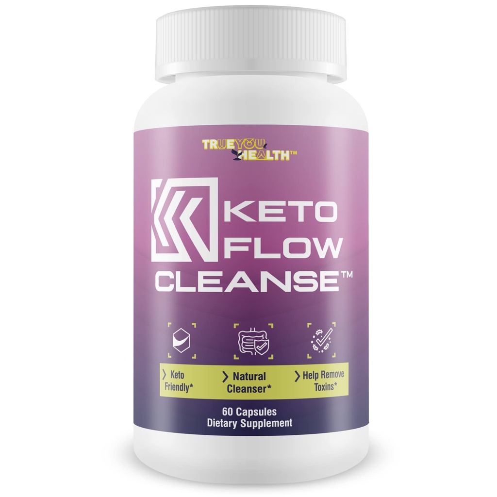 Keto Flow Cleanse - 自然清洁援助 - 支持消除废物和毒素 - Acai Cleanser Keto Pills with Probiotics - Keto Detox Colon Cleanser to Support Energy, Ketosis, & 消化卫生