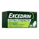 Excedrin Extra strong 痛楚救济卡片 — 头痛救济100个计数