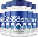 rize 实验室 Chrono Boost Pro Capsules,支持睡眠和脑健康,高级公式,草药补充剂 - 包装5(300 Capsules)