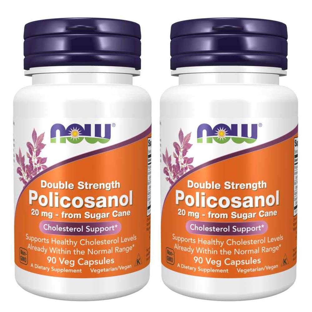 现在食品 Policosanol 双强, 90 蔬菜 Capsule (Pack of 2)
