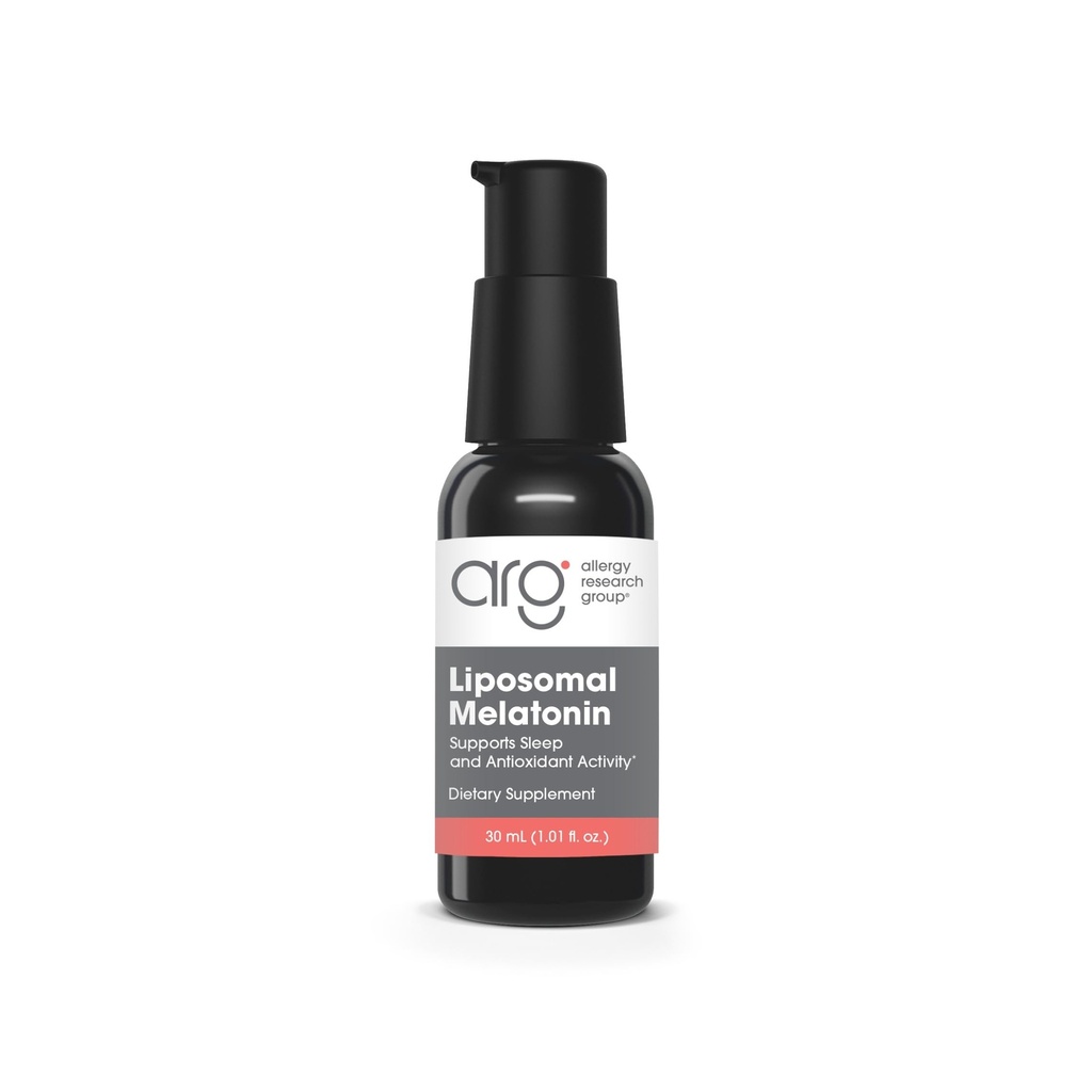 Allergy Research Group Liposomal Melatonin Supplement - Oral Sleep Spray for Adults, 1mg Liquid Melatonin, Pure, Fast Acting Formula - 1 Fl Oz