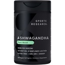 运动研究 • Ashwagandha Softgels with Coconut MCT Oil - 天然Ayurvedic 适应原物与Shoden * * Ashwa 用于放松、冷静和睡眠支持 - Gluten Free & Vegan 友好 - 120