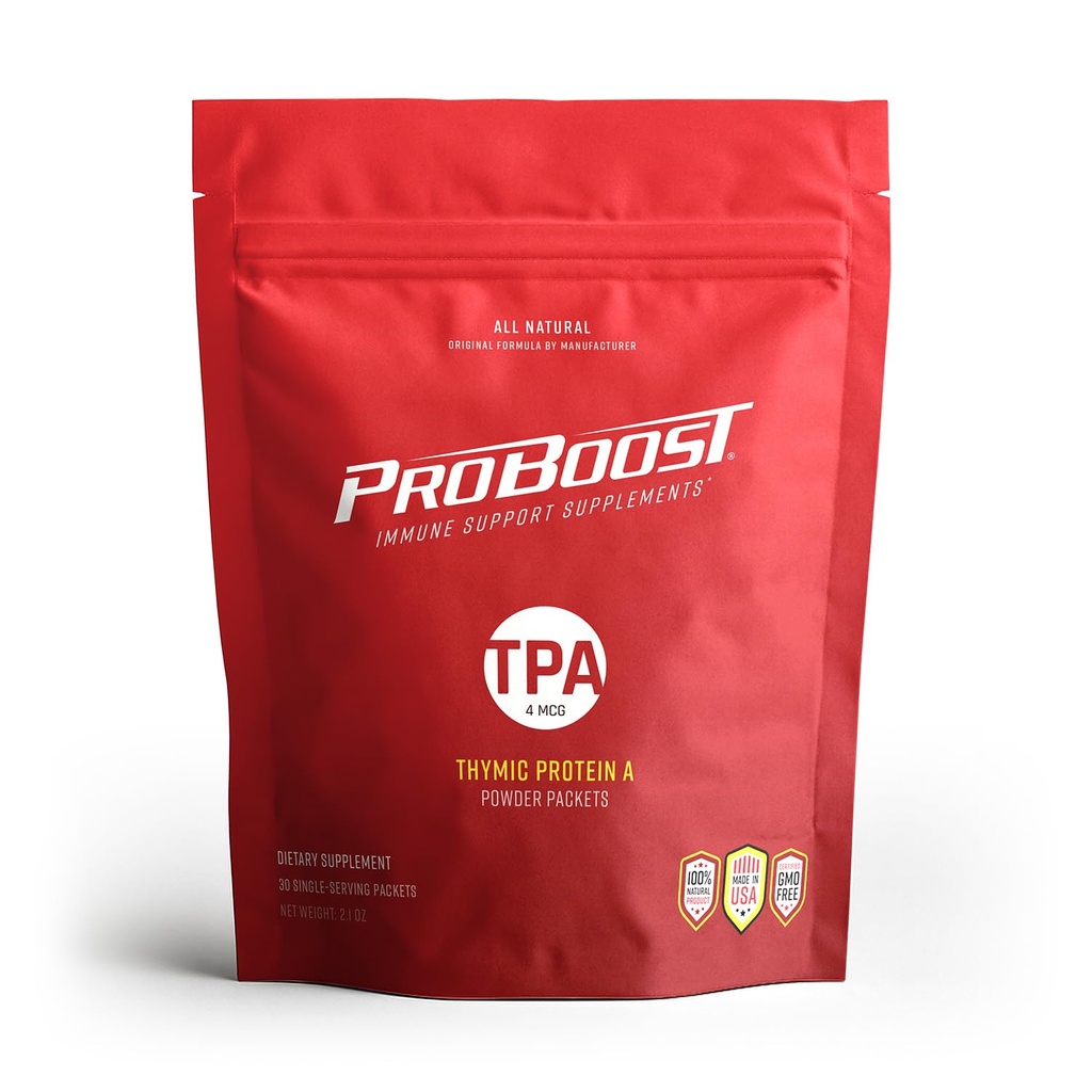 Thymic protein A Power Packets (4 McG TPA) – Immune System Support Support – All Natural, N-GMO 公式 - 30 packets(4 McG TPA) – Immune Support Support – All Natural, N-GMO 公式 - 30 packets