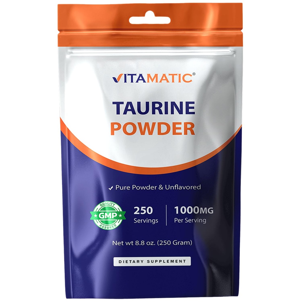维他命纯陶林 1000mg 250 服务 - 非GMO, Gluten Free