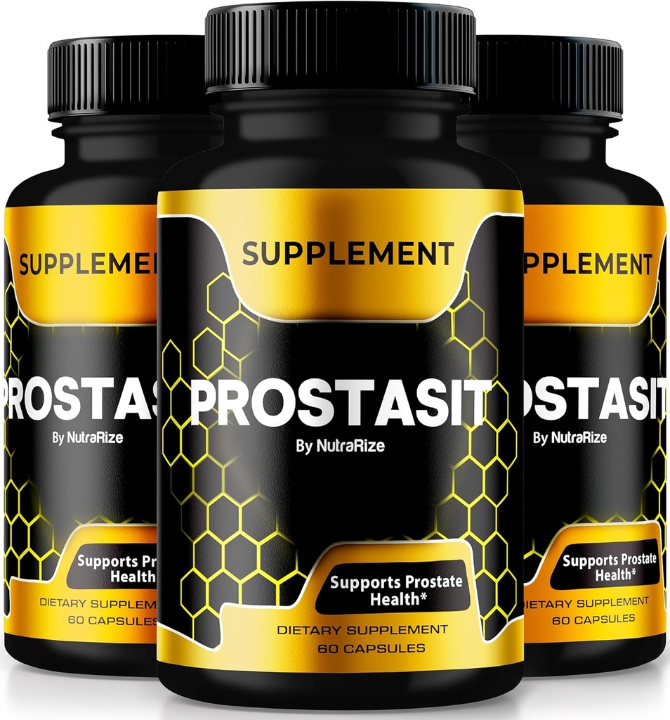 (3 Pack) Prostasit Capsules,所有支持前列腺增生的天然精液公式,健康与健康官方补编,Prosta Sit Pastillas Reviews (180 Capsules)