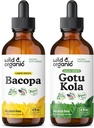 野生和有机贝可帕丁 4 fl oz & Gotu Kola 4 fl oz