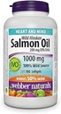 Webber Naturals Wild Alaskan 沙门油软胶, 200mg 180 计数