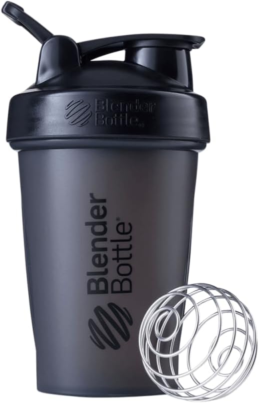 BlenderBottle Classic Shaker Bottle Protein Shakes and Pre Workout, 20 Ounce, Black (英语) BlenderBottle Classic Shaker Bottle 完美地用于蛋白质摇摆和前期工作, 20 Ounce, 黑色