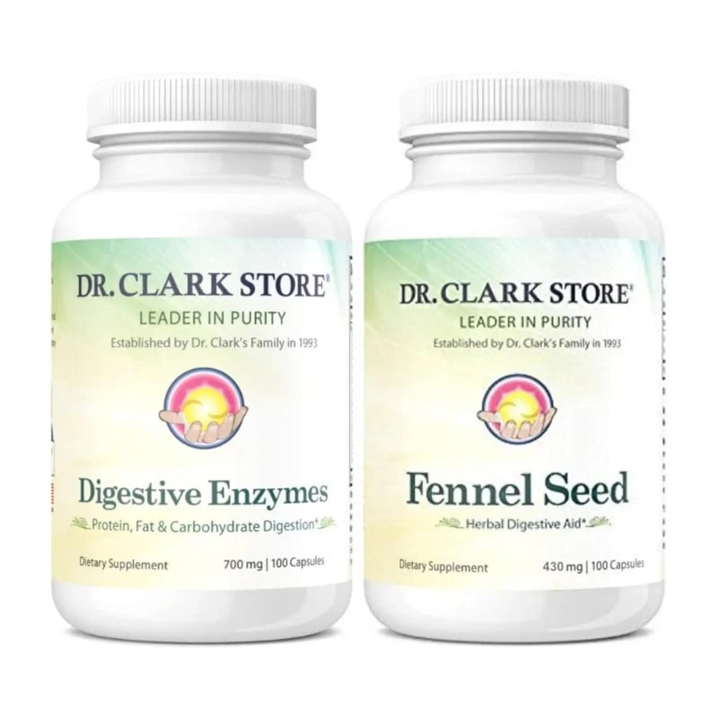 Clark Store Flat Tummy Kit博士 – 2 增强文摘的消化支持公式, Bowel Regularity & Gut Health – 自然消化援助补编