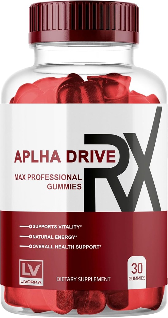 LIVORKA Alpha DriverX Gummys, Alpha DriverRX 高级公式, Alpha DriverX Gummy, Alpha DriverRX, Alpha DriverRX Pills Capsules 30 Gummys 1个月