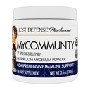 主机Defense MyCommunity Powder - 17物种 Blend Mushroom Supplement for Immune Support - 与狮子马恩,雷希,查加,科迪塞普斯,土耳其Tail & More - 100g(66 services)合集*