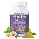 健康睡眠 - 10 REM 诱导成份 - 支持深呼吸的所有阶段 - 失眠 - 焦虑 - 不安 - 梅拉托宁 - 瓦莱里安 - 香蜜儿 - 喜剧 - 喜剧 - 柠檬 Balm - 60个伯爵