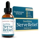 Frankincense & Myrrh Soothing Nerve Relief Rubbing Oil, 手脚神经病痛救济——与Menthol和Frankincense基本油, 2 Fl. Oz. 脚部最大力量