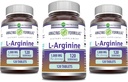 神奇的L-Arginine配方 – 1000 Mg Pervice – 平板电脑 – 女性和男性氨酸配方 – 非GMO – Gluten Free – – 在美国制造(120 Counter → 3 Pack)