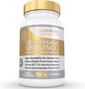 最终 CoQ10 UBIQUINOL 100mg - 超过 4X 更有效:最大吸收和可能性 - 非GMO/索伊自由 - Kaneka Ubiquinol - 60 液体软胶