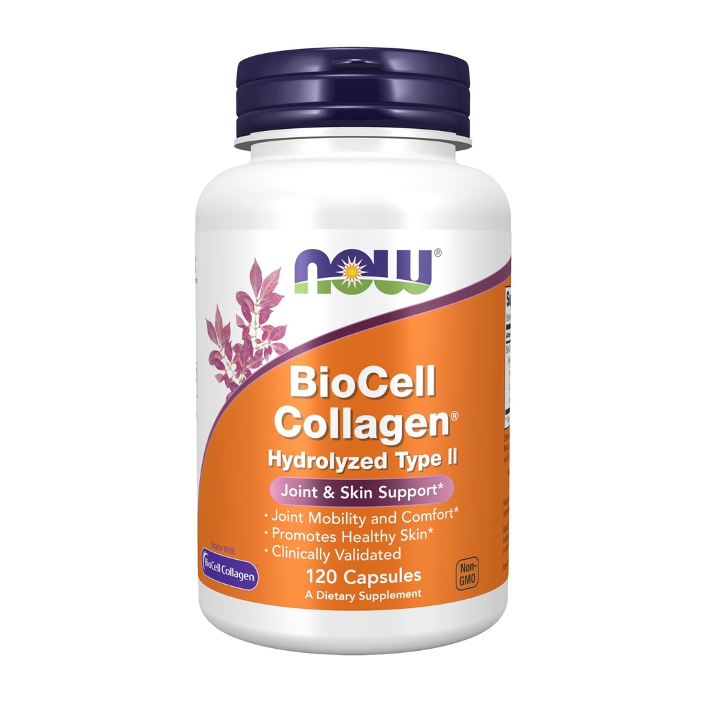 现成食品补充品,BioCell Collagen II型水解剂,临床验证,120维卡普勒