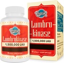 Lumbrokinase 200mg(最大活动1 500 000 LKU) -  Lumbrokinase酶补充剂,比Nattokinase更有效 - 90 Capsules