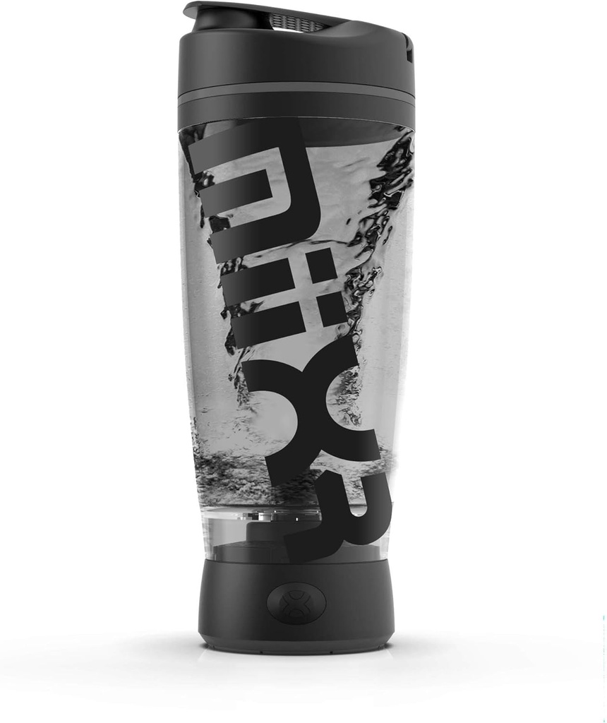 Promix 原始摇摆瓶(MiiXR版) - 平滑蛋白摇摆的电池动力 - BPA Free, 20oz Cup (Black/Gray)
