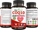 BioFinest CoQ10 Coenzyme Q10 100mg 补充剂 - 快速释放快速吸收 - 免疫心能抗氧化剂(120盖)