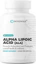 Alpha Lipoic Acid 650mg,支持抗氧化剂健康和整体健康,促进整体健康与健康,ALA 60 Capsules - 在美国制造 - Vegan, Non-GMO, Gluten Free
