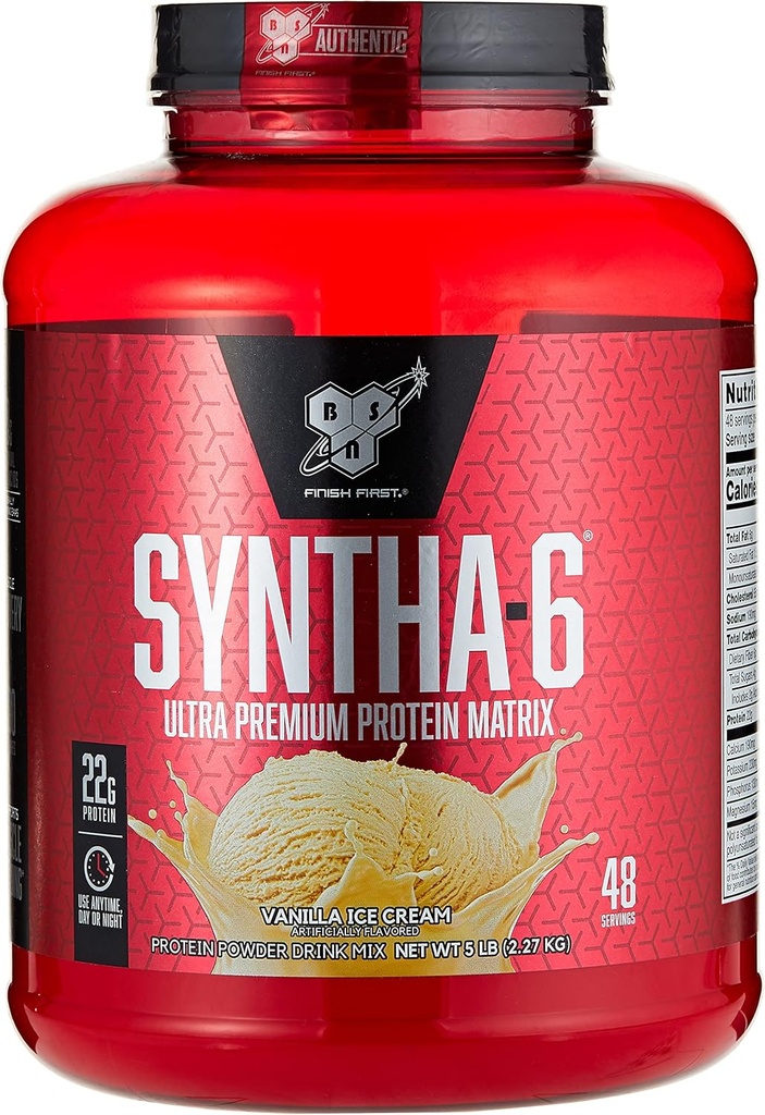 BSN SYNTHA-6 蛋白粉 香草冰凝胶 80 Ounce