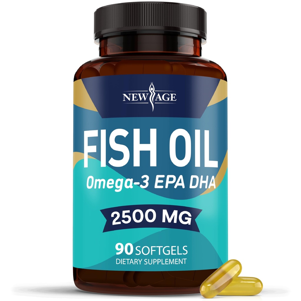 新AGE Omega 3 鱼油补充剂 Immune与健康支持 - 促进联合,眼和皮肤健康 - 非转基因O - EPA,DHA Fatty Acids Gluten Free (90 Softgels (Pack of 1)) 互联网档案馆的存檔,存档日期2011-12-20.